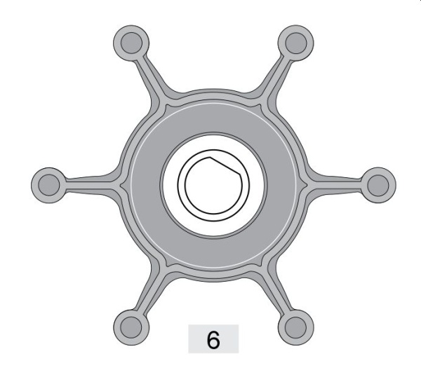 Johnson Pump Impeller 824P-9