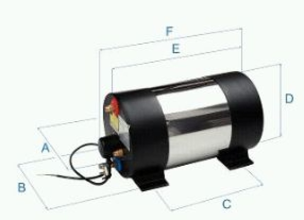 Johnson NIRO Marine Warmwasserbereiter AquaH 22l, 1200 W