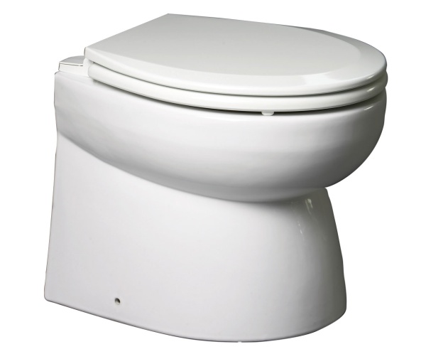 Johnson Pump AquaT Silent Premium-Electric Toilette, Niedriges Modell, 24 V 10A