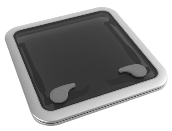 Goïot Aluminium Luken Modell Opal 50, Satin, Abm. 561x4