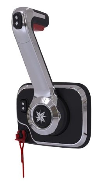 SeaStar XTreme Schaltkasten Seitenmontage Chrome mit En