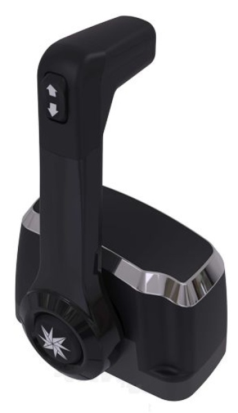 Seastar Xtreme Topmontage Schaltkasten, schwarz, mit Tr