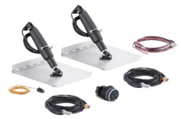 Seastar Trimmklappensystem-Satz Schlag 5.7cm Aktuator 25cm Standard Platten 12"X12"