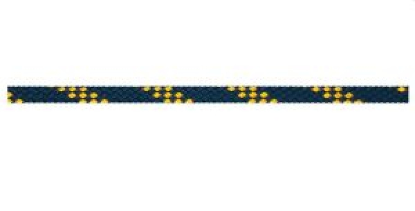 Liros Handy Elastic blau/gold 16mm per m