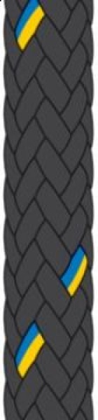 Liros top cruising color 8mm schwarz meterware