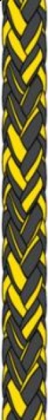 Magic Edge 4mm schwarz-gelb per m