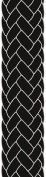 Liros Porto 12mm schwarz per m