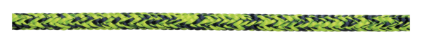 Talamex Allround UHMWPE Polyester-Mantel grün/schwarz 6mm, 50m