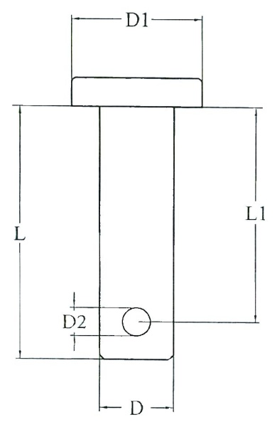 Steckbolzen 26x9,5 mm (1 Stück) - Zusatzbild 1