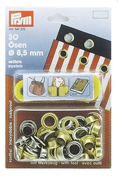 Rundkauschen  Ø 8mm,Messing vernickelt