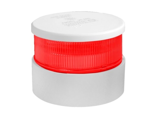 AS34 LED Signal rot weiß12/24V