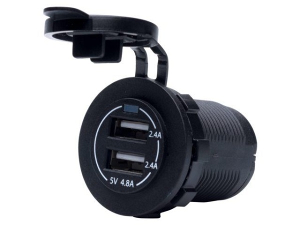 2 USB Adapter schwarz