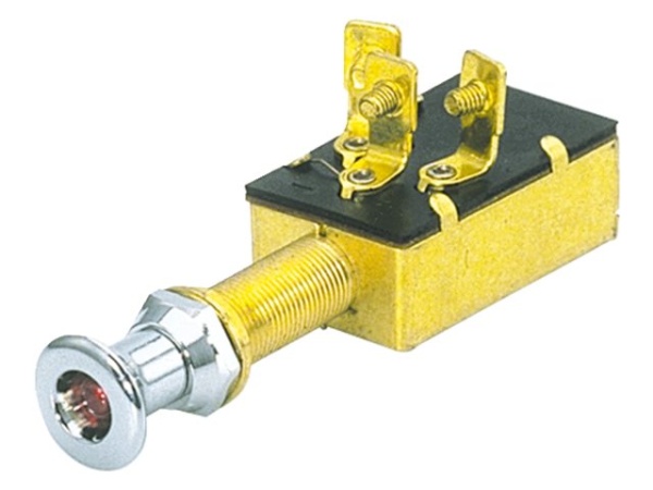 ZUGSCHALTER 12V/15A ROT