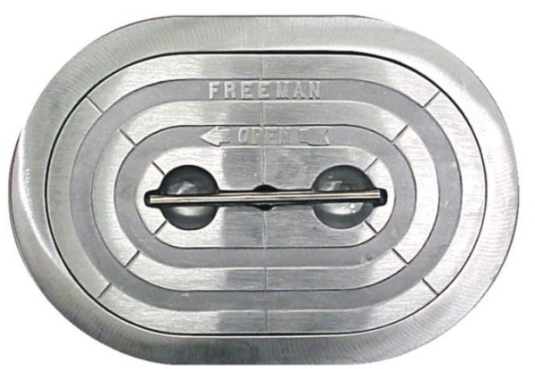 Dichtungen Oval für Luken von Freeman, Stahl 488x665mm