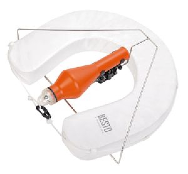 Besto Hufeisenrettungsring-Set Wipe-Clean, weiß