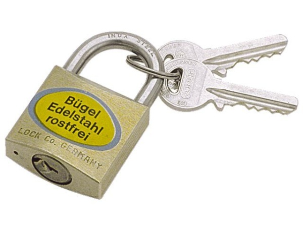 Abus-Vorhängeschloss 40/22?mm (Gehäuse/Bügelhöhe)