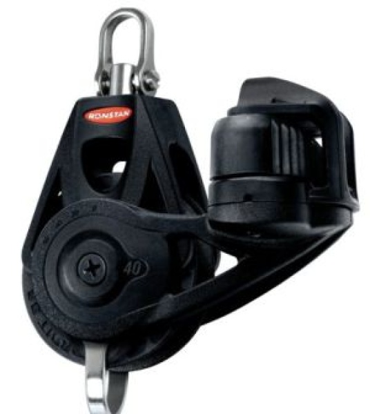 Orbit Block 1-scheibig mit Hundsfott und Klemme (BB Serie 40)