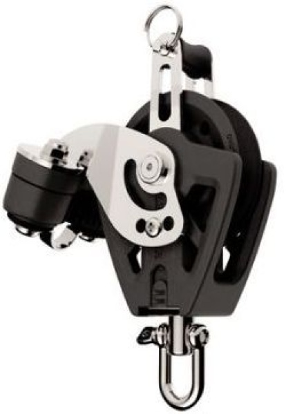 Lewmar® Synchro Einfachblock 1-scheibig mit Hundsfott und Klemme