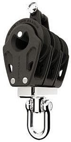 Lewmar® Synchro Control Dreifachblock 3-scheibig mit Hundsfott