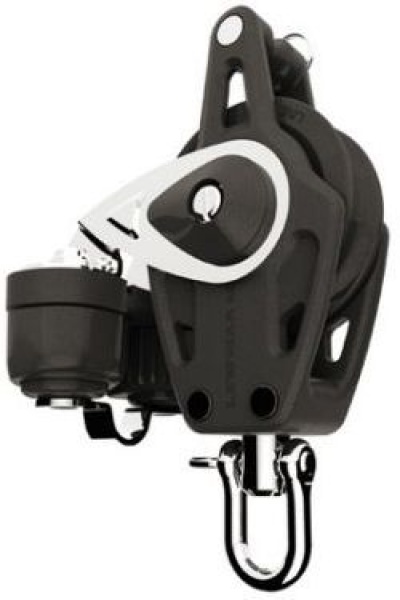 Lewmar® Synchro Control Einfachblock 1-scheibig mit Hundsfott und Klemme