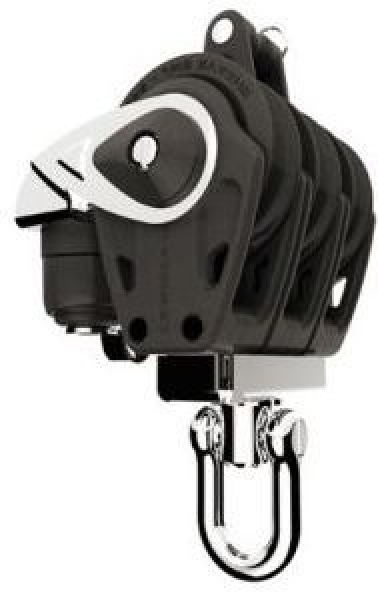 Lewmar® Synchro Control Dreifachblock 3-scheibig mit Klemme und Hundsfott, 40mm
