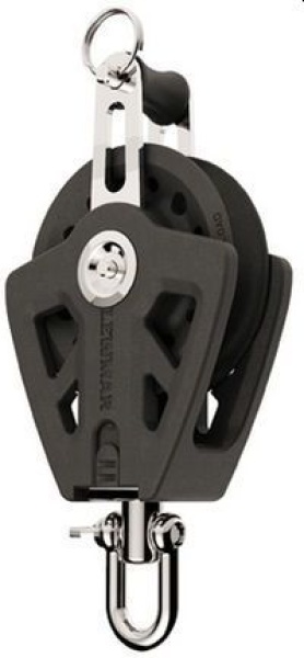 Lewmar® Synchro Einfachblock 1-scheibig mit Hundsfott, 60mm