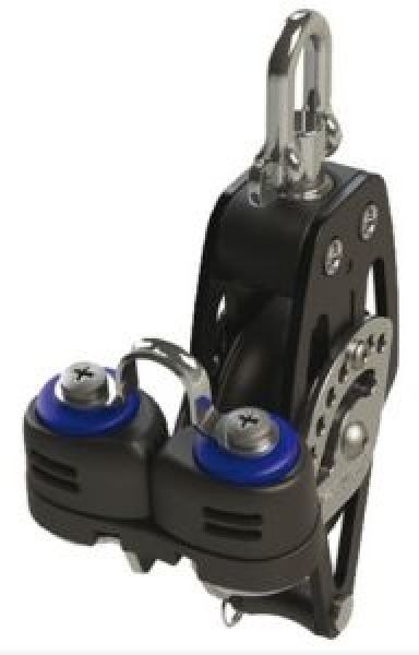 Lewmar® HTX Einfachblock 1-scheibig mit Hundsfott und Klemme