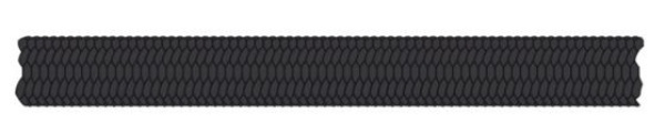 Liros Gummileine 4mm schwarz