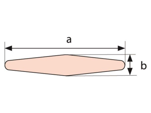 SEGELLATTEN KUNSTSTOFF 2M X30MM