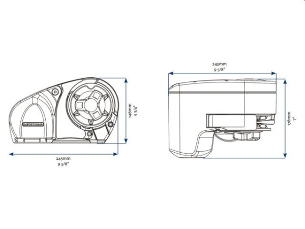 LEWMAR Ankerwinde "PRO-FISH 700 Freefall"