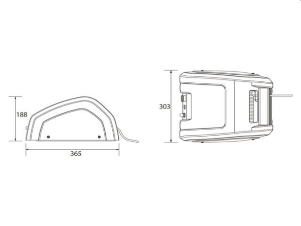 Lewmar Captive Reel Ankerwinde CRW 400