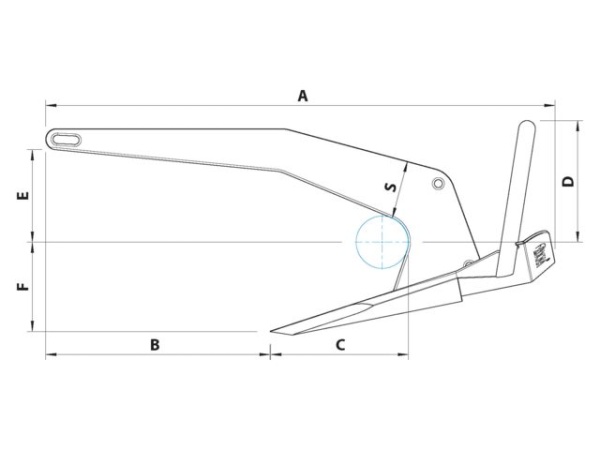 Rocna Anker mk2 verzinkt 12kg