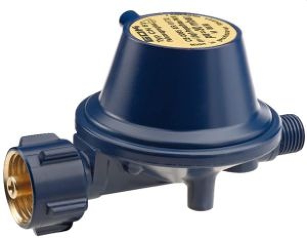 Gasdruckregler Ausgang gerade 50mbar mit Manometer