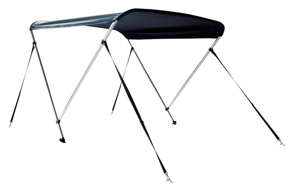 Bimini Top Deluxe 2-Arm 152x110-130x117cm navy-blau