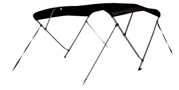 Bimini Top Deluxe 3-Arm 183x137-152x117cm schwarz