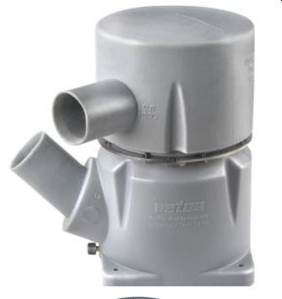 Vetus Kunststoff Wassersammler 45° 102/102mm