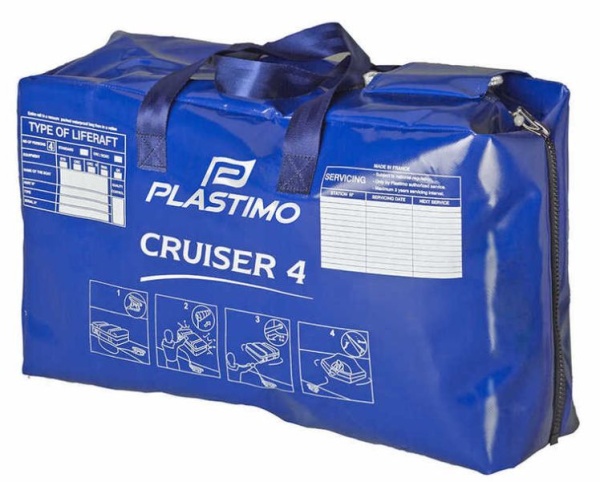 Rettungsinsel CRUISER für 4 Personen, Standard - Tasche