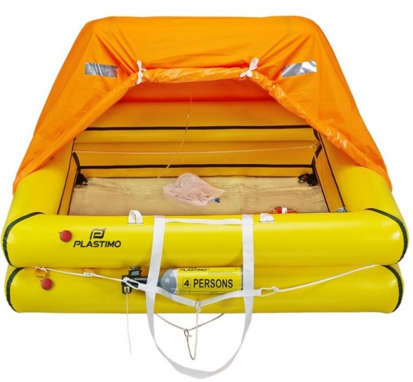 Rettungsinsel CRUISER für 4 Personen, ORC - Tasche