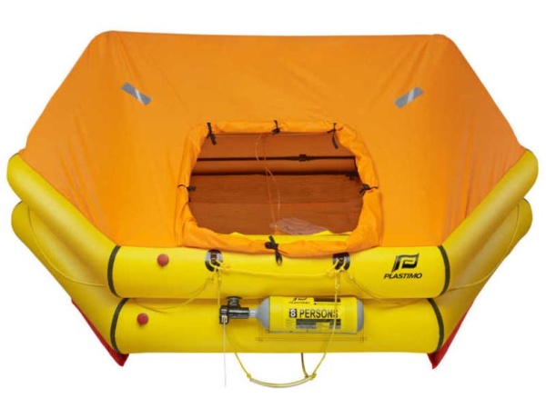 Rettungsinsel CRUISER für 8 Personen, Standard - Tasche