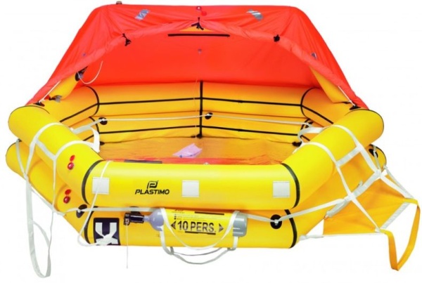 Rettungsinsel TRANSOCEAN für 10 Personen Container, Versorgungspaket