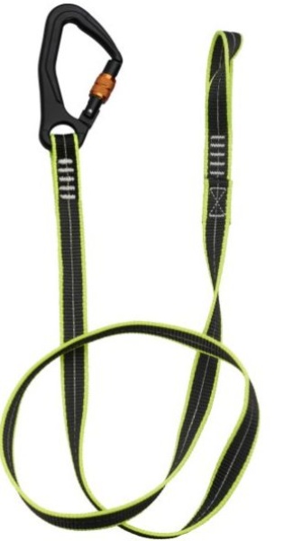 Lifebelt 1,5m mit 1 Haken flach