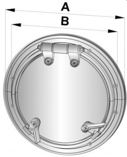 Bullauge Typ PW (198mm x 174mm)