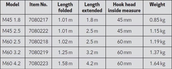 Hook & Moor Vario 1,8 m