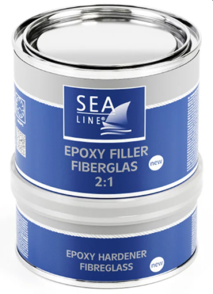 Epoxid Spachtel mit Glasfaserset (A+B) 750g