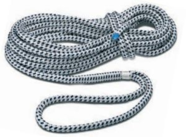 TAIFUN®-Festmacher von Seilflechter 12mm, 12m schwarz/weiß