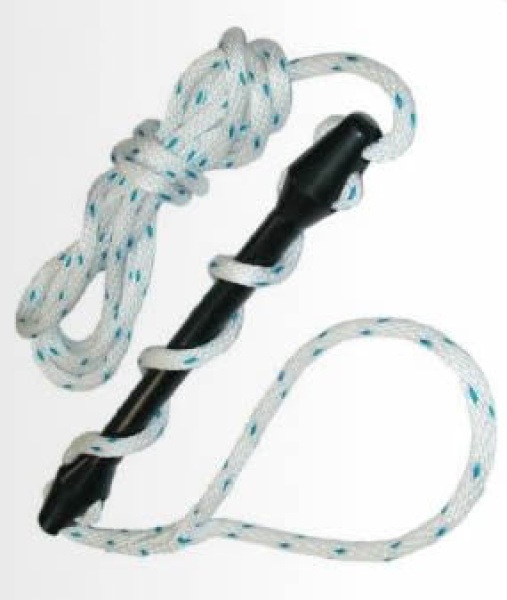 Leine mit Ruckdämpfer von Seilflechter 12mm 4m