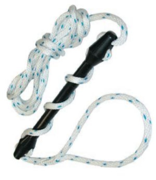 Leine mit Ruckdämpfer von Seilflechter 20mm 6 m