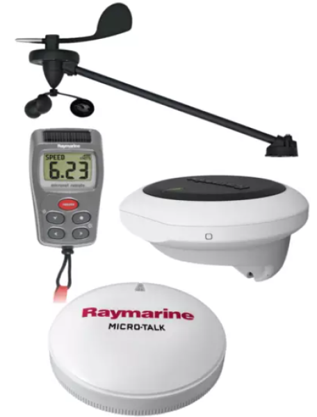 i70s kabelloses Wind-System mit DST810, Heading-Sensor und Backbone-Kit