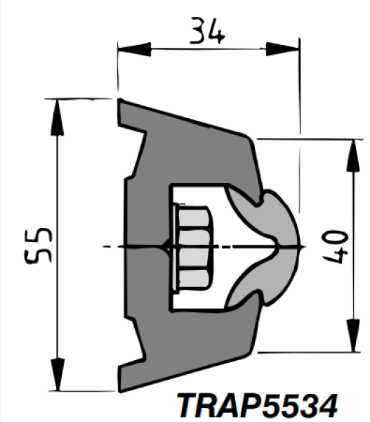 Vetus TRAP-Scheuerleiste, ohne Keder - Zusatzbild 1