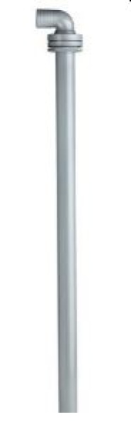 Vetus Absaugrohr gebogen für Tank 780mm gebogen